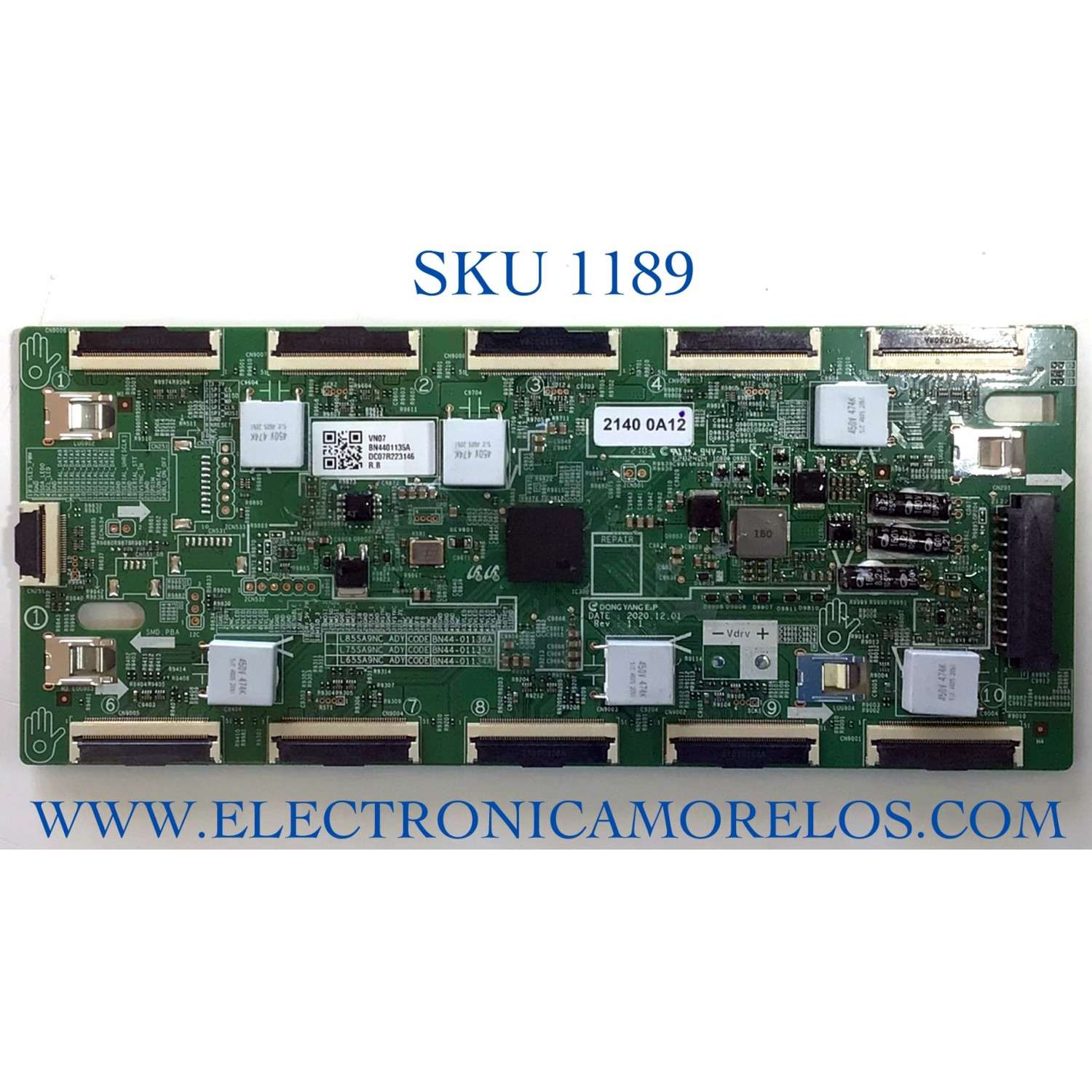 LED DRIVER PARA TV SAMSUNG NEO QLED / NUMERO DE PARTE BN44-01135A / L75SA9NC_ADY / BN4401135A / PANEL'S CY-TA075FLHV1H / CY-TA075FMEV1H / DISPLAY ST7461D02-8 / MODELOS QN75QN90 / QN75QN90AAFXZA CA01 / QN75QN90AAFXZA CD04 / QN75QN85 / QN75QN85AAFXZA BA01